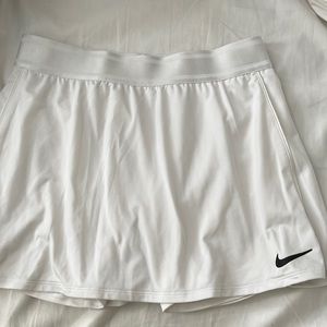 Nike dri fit white tennis skort